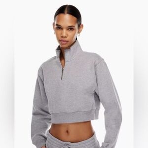 TNA Women’s Crop Half Zip Sweater - Women’s M
